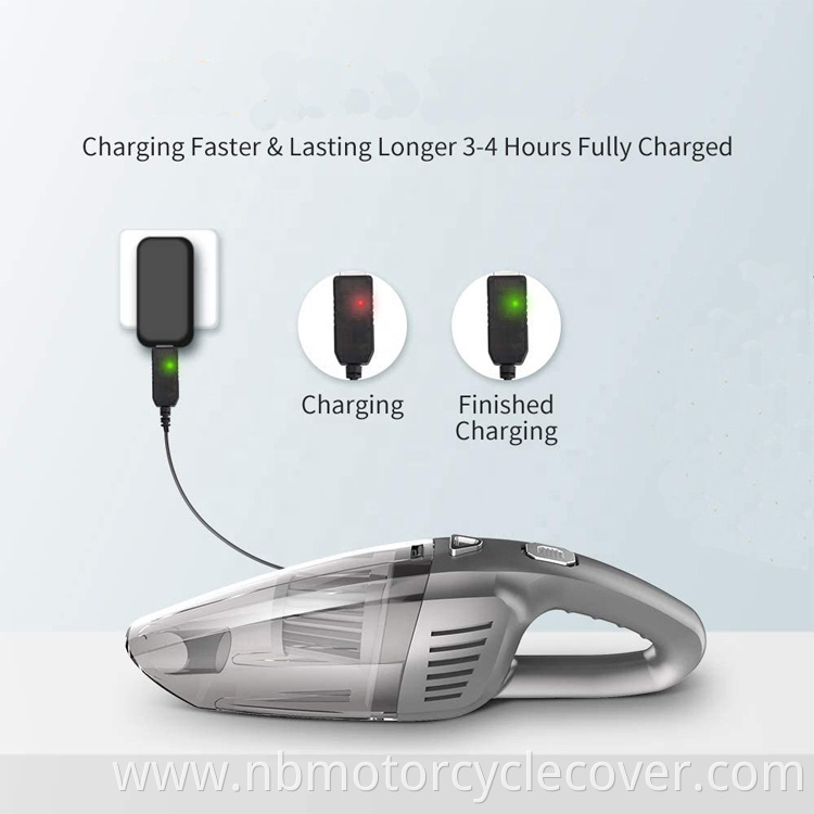 Mini size smart rechargeable handheld 6000pa powerful wireless car vacuum cleaner portable car vacuum cleaner